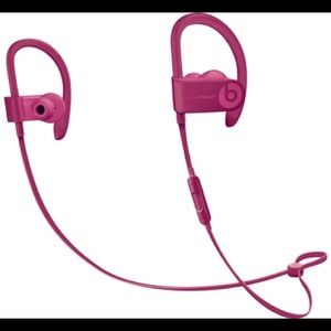 Pink wireless Powerbeats 3